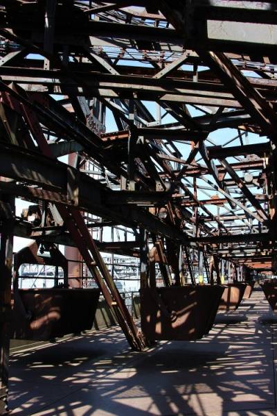 Völklingen: Materialtransport zur Hochofenbeschickung